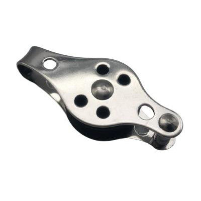 Good price Widely Used Stainless Steel Rigging Block SS316 Swivel Eye Type Double Sheave Pulley online