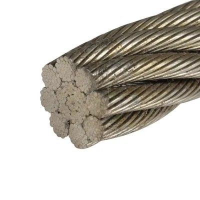 Good price Ungalvanized/Galvanized Steel Wire Rope for Hoisting 8x19S FC/IWRC Cable Rails Type of Core Steel core online