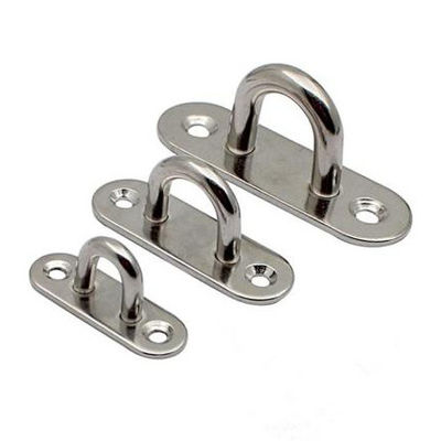 Good price Deck Yacth Hanging Accessories Stainless Steel Oblong Pad Eye Plate Staple Ring Hook online