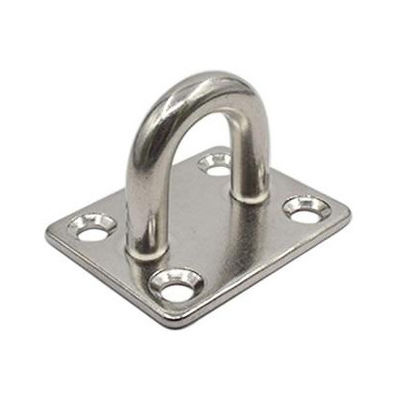 Good price Rustproof Stainless Steel Square Eye Plate For Door Clasp And Wall Mount Hanging online