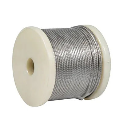 Good price 1/16''-5/16'' 8X7 FC 8X7 1X19 Type 316 Stainless Steel Wire Rope for Building Project online
