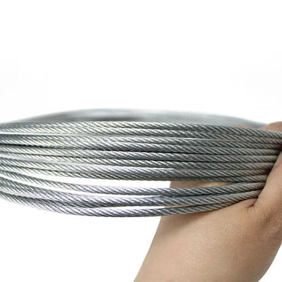 Good price Carbon Steel Grade 4x31 8.3mm Hot Dip Galvanized Steel Wire Rope for Suspended Platform online