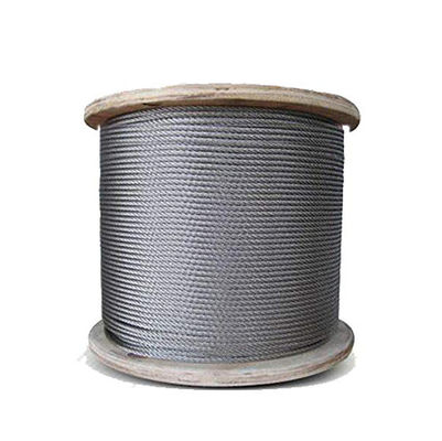 Good price Steel Grade AISI 316 304 7x7 7x19 Stainless Steel Wire Rope for Balustrade Installation online