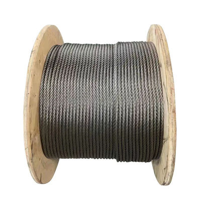 Good price 8x19S FC Ungalvanized Alu-Zinc Galvanized Steel Wire Rope for Auger Drill Grooving Machine online