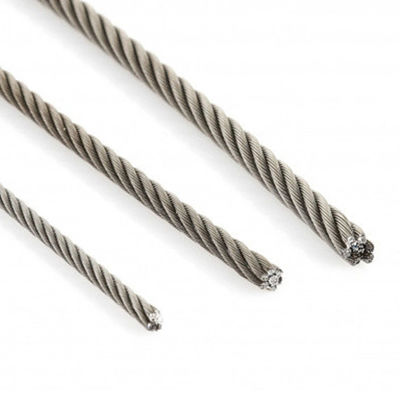 Good price ASTM 304 316 316L Stainless Steel 1X19 Strand Wire Rope 0.8mm 1mm 2mm 3mm for OEM online