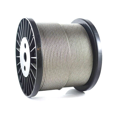 Electro Galvanized Stainless Steel Wire Rope with 6x7 6x19 6x15 7FC Construction for Cold Heading Steel Applications