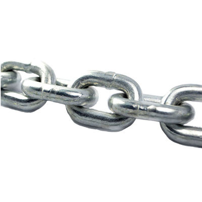 Galvanized DIN766 8mm Steel Link Chain for Lifting and Conveyor Applications