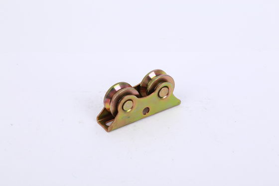 Good price heavy duty double bearings two-wheels sliding gate sliding gate roller wheel metal accessories online