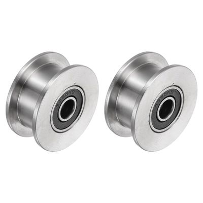 Good price Stainless Steel Sliding Gate Double Bearing Rollers for Inverted Track online