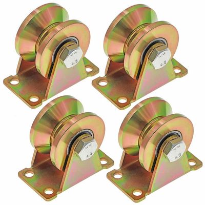 Good price Heavy Duty Swing Sliding Gate Hardware Wheels Sliding Gate Tracks Wheels Hardware Kit Barrier Alumanium Roller Gate online