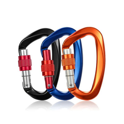 Good price Customized Locking Carabiner Clips for Heavy Industry Climbing and Hammock Safety Hook online