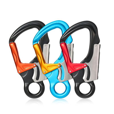 Good price Aluminum 35KN Auto Mountain Climbing Swivel Clip Snap Safety Hook Clip Hook online