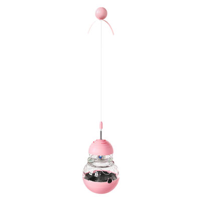 Good price Dynamic Treat Dispensing And Rotating Light Sphere Cat Toy With Adjustable Feeder online