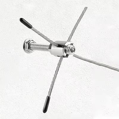 Good price Gree Wall Post Clamp Hardware 304 3mm Wire Trellis Stainless Steel Wood Screw Wire Rope Clip online