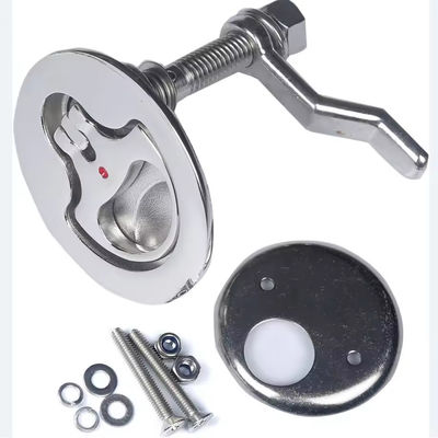 Good price Marine Hardware Aisi 316 Stainless Steel Marine Boat Hatch Latches Turning Lock Lift Handle online