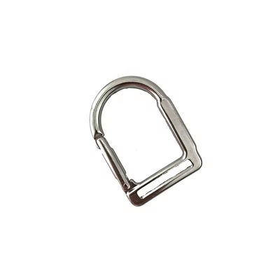 Good price Bright White Locking Carabiner Climbing Stainless Steel Snap Hook online