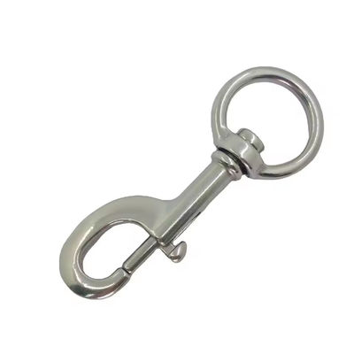 Good price Factory Supply Stainless Steel Round Eye Swivel Snap Hook for Lanyard online