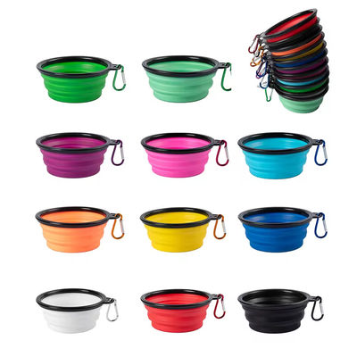 Good price Portable Dog Bowl Foldable Silicone Pet Dog Bowl Food Water Collapsible TPE Pet Dog Bowls Folding Feeding online