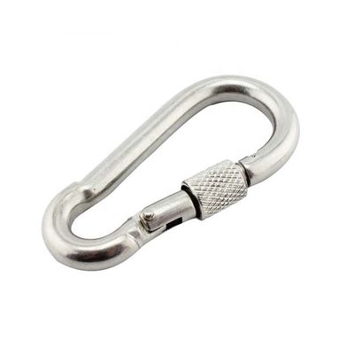 Good price 40mm Stainless Steel Carabiner Hook The Must-Have Accessory for Climbing Enthusiasts online