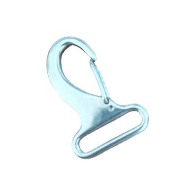 Good price Stainless Steel Attachment Fixing Spring Snap Hook with 32mm Silver Egg-Shaped Belt Hook online