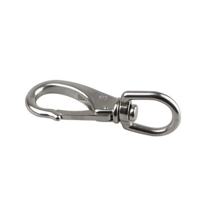 Good price Polished Finish Stainless Steel Key Chain Hook Dog Leash Swivel Carabiner Snap Hook online