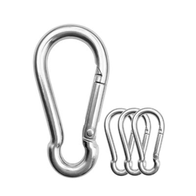 Good price Polished Finish Stainless Steel Carabiner Snap Spring Hook Clip with OEM Acceptance online