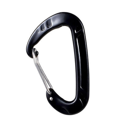 Good price 7075 Aluminum Alloy Carabiner 12KN Strength ZINC PLATED Finish for Pet D-Shape Hook online