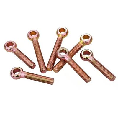Good price Yellow Plated Galvanized Carbon Steel DIN444 Eye Bolt For Heavy Duty Applications online