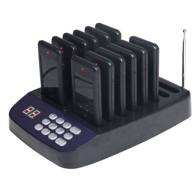 Good price 300mAh Lithium Battery Wireless Pager Kit Queue Buzzer Systems at Reasonable Restaurant online