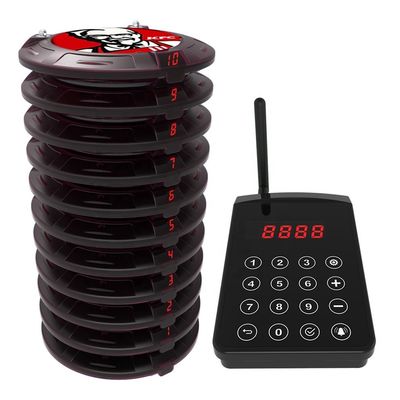Good price 500m Open Area Transmitted Distance Pager for Wireless Restaurant Guest Paging System online