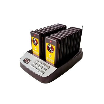 Good price Queue Management System Wireless Coaster Pager with 800m Range and ABS Plastic Material online