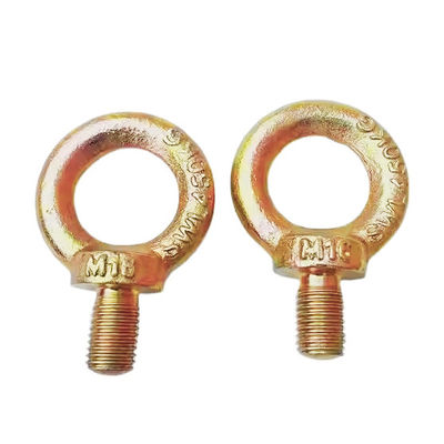 Good price Drop Forged Steel Yellow Zinc JIS 1168 Heavy Duty Lifting Eye Bolt Customized Eye Bolts online