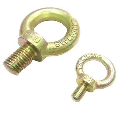 Good price Galvanized Steel M20 ZINC Plated Drop Forged Eye Screw Lifting Ring JIS1168 Eye Bolt online