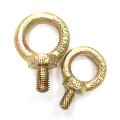 Good price JIS 1168 Galvanized Yellow Zinc Eye Bolt with Drop Forged Construction and ZINC Finish online