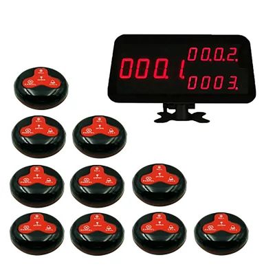 Good price Cafeteria ABS Plastic Wireless Waiter Call Buzzer for Bill Service Calling System online