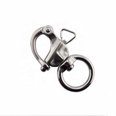 Good price DEE SHACKLES European Type 316 Stainless Steel Swivel Round Eye Quick Release Snap Shackle online