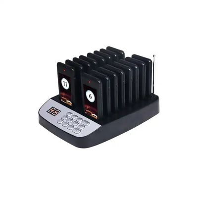 Good price 500mAh Lithium Battery Wireless Calling System for Fast Food Long Distance Transmitter online