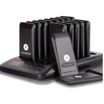Good price Waterproof Pager Calling System 16 Flashing Lights Wireless Restaurant Pager System online