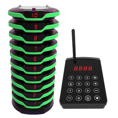 Good price Touchscreen CoreLink Restaurant Pager System with 10 Vibrating Pagers Private Mold Yes online