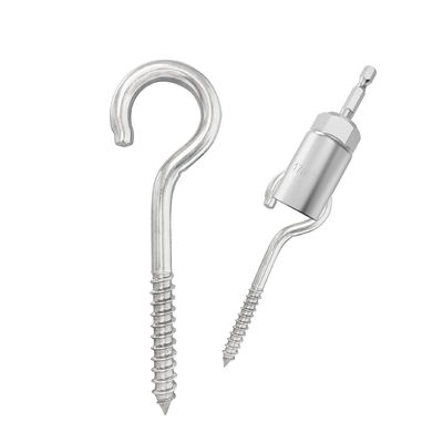 Good price 304 Stainless Steel Heavy Screw Eye Hook Wood Terminal Eye Screw with Galvanized Finish online