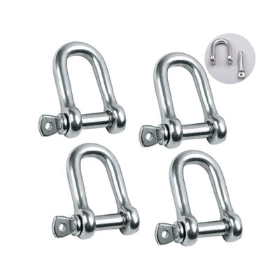 Good price Polished Screw Pin Forged Stainless Steel 304/316 Marine Anchor Lifting D Shackle Other online