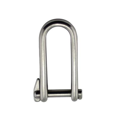 Good price Marine Hardware Shade Rigging Sail 316 Stainless Steel Long D Shackle With Eye Screw Pin Chain Halyard Flat Anchor online
