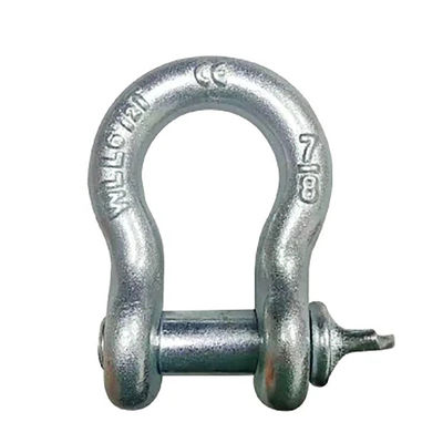 Good price High Strength Carbon Steel G209 Bow Shackle Lifting With Galvanized Finish online