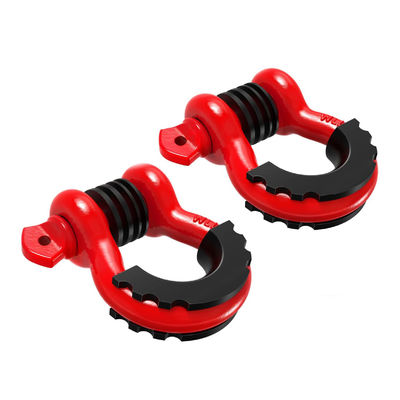 Good price Non-standard Twisted D Ring Bow Shackle for Offroad Rescue Tow Strap in Metric Measurement System online