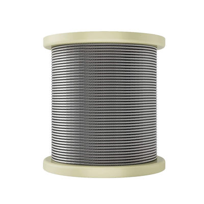 Good price 1/8 T304 Stainless Steel Aircraft Cable Railing Wire Rope for Cable Railing Kits 500m 1000m per Reel Cranes OEM Accepted online