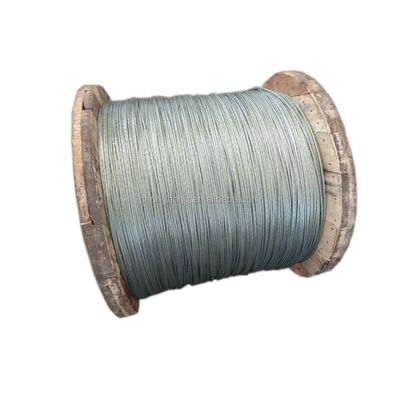 Good price 0.8mm-4.9mm Construction IEC 888 Zinc-Coated Steel Wire Strand Conductors online