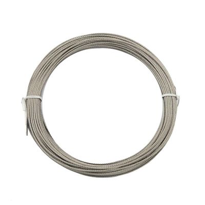 Good price 316L Steel Grade 8mm 1x19 Inox Cable / Stainless Steel 304 316 Wire Rope for Tough Environments online