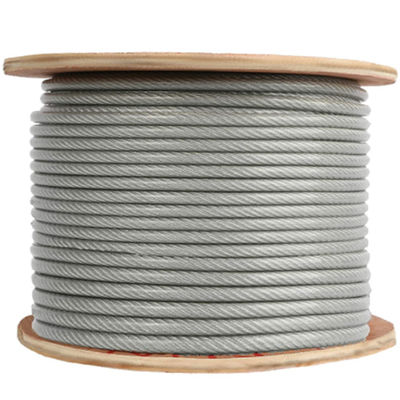 Good price 7x7 / 7x19 PVC Coated Steel Wire Rope 5/32 inch to 7/16 inch Galvanized Steel Cable Rope Vinyl Coated Aircraft Cables online
