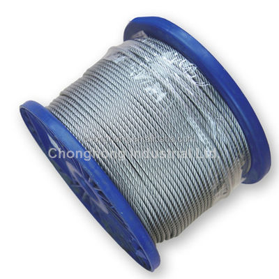 Good price 6x24 7FC Galvanized Steel Wire Rope 12mm 1000mtrs Packing 6x12 7FC Processing Service Other online