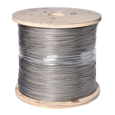Good price Corrosion-Resistant 0.5mm 7x7 Stainless Steel Wire Rope Grade 304/316 for Outdoor Applications online